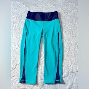 Lululemon Athletica Green and black Leggings size 4